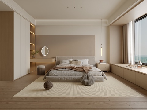 Silent Cream Style Bedroom