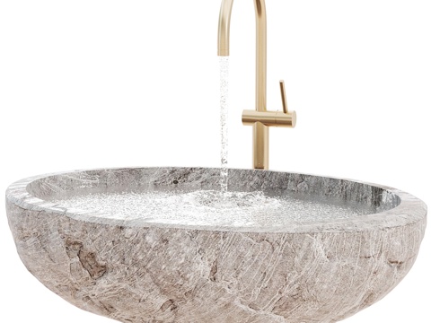 Cream Style wash basin outdoor wash basin stone wash basin creative wash basin different