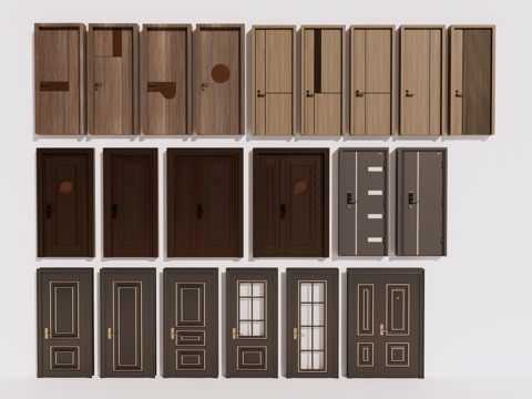 Single door swing door wooden door door security door interior door