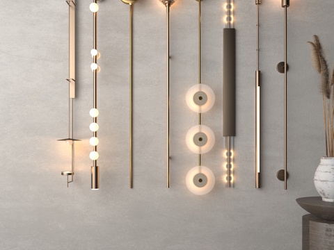 Modern metal wall lamp