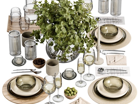 Modern Affordable Luxury Style Tableware