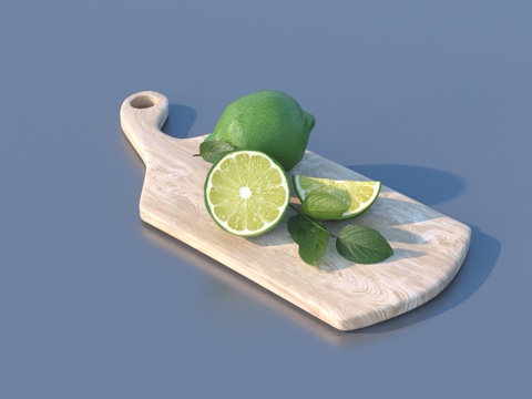 fruit lemon wood cutting board chopping board