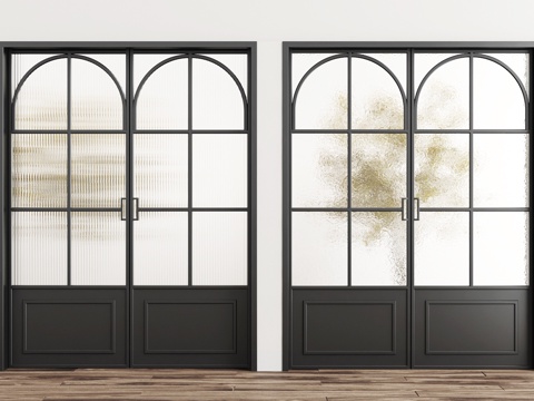 French European style glass door kitchen door