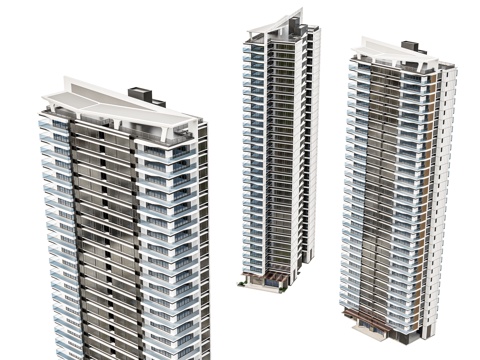 Modern High-rise Residential High-rise Residential Building Fourth Generation Residential Building Commercial Building Multi-storey Building Security