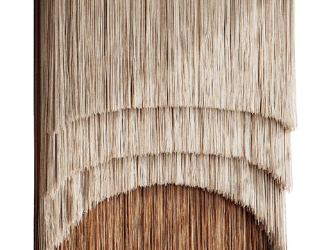 Neo-Chinese Style FRINGE Curtain Pendant