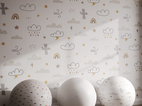 Modern kids Bedroom wallpaper wall covering