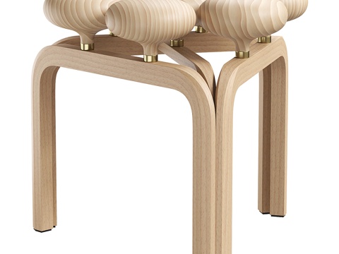 New Chinese Wooden Stool Makeup Stool