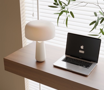 Modern desk lamp laptop