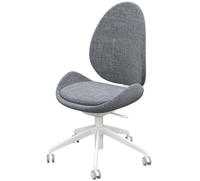 Fabric Office Chair Fabric Chair Fabric Lounge Chair Work Chair Swivel Chair Sliding Wheelchair