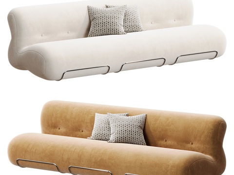 Modern Creamy Orsola Casual Sofa