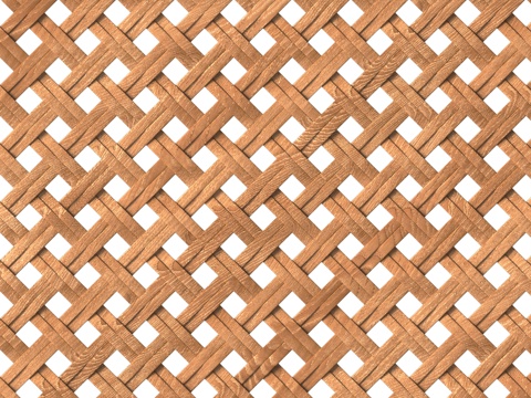 modern bamboo woven components