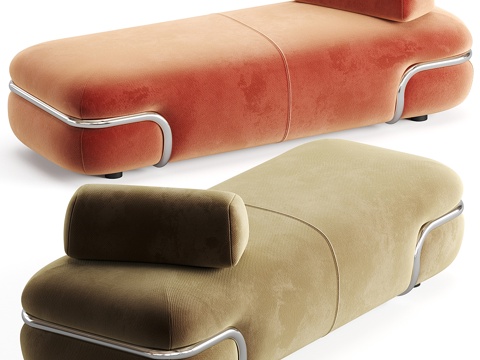 Modern Italian Baxter So Soft Sofa Bed