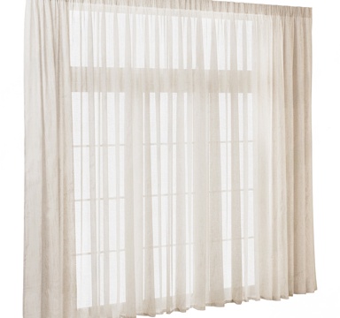 Cream Silent Gauze Curtain