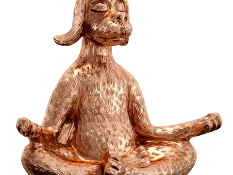 Modern Affordable Luxury Style Monkey Sculpture Ornaments