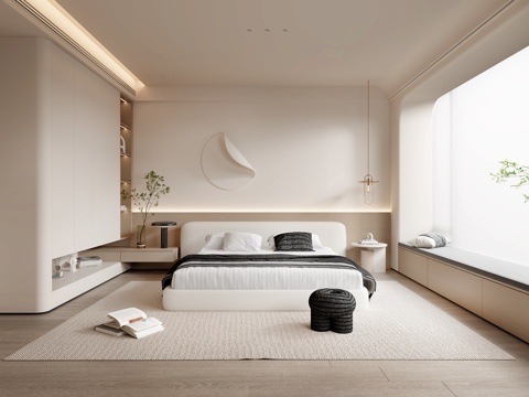 Modern Cream Style Bedroom