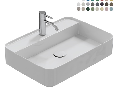 Modern ceramic basin