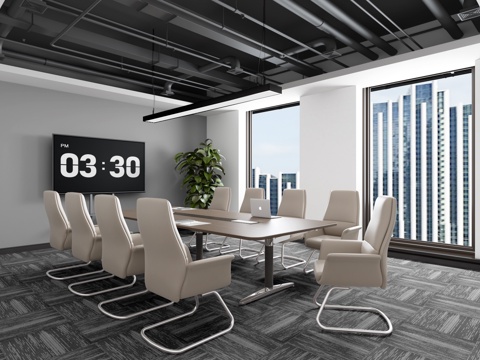 Industrial Wind Conference Room Negotiation Room Seminar Room Multifunctional Room Training Room