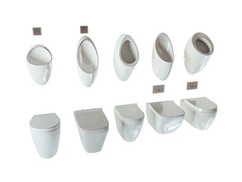 Modern toilet urinal