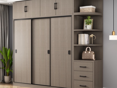 Modern sliding door wardrobe