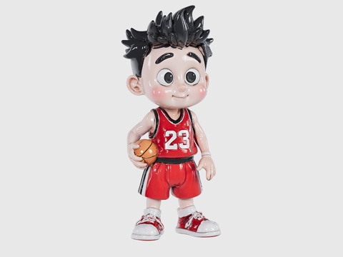 cartoon basketball boy