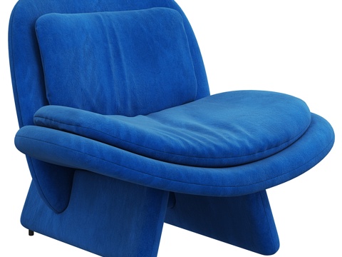 Fabric Single Sofa Blue Single Sofa Fabric Casual Chair Fabric Chair Fabric Backrest Chair