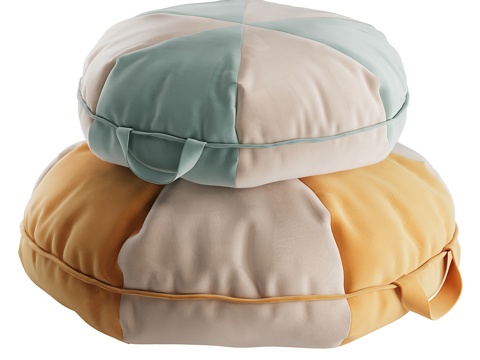 Modern Cream Style Biscuit Bean Bag Pillow