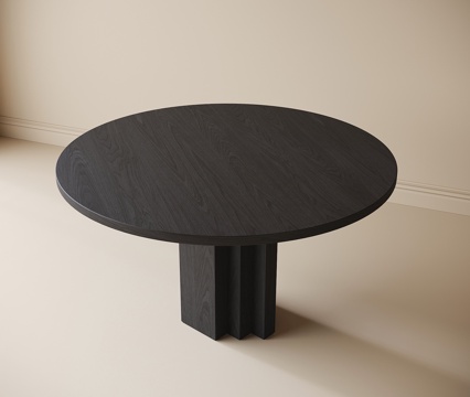 Modern round dining table