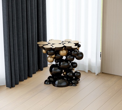 Nordic Side Table Shaped Side Table Spherical Spliced Side Table Metal Side Table Small Coffee Table