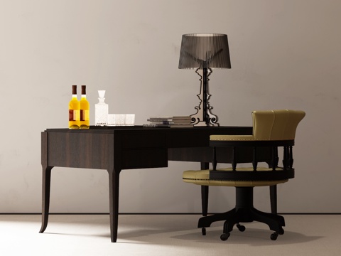 Modern French Style Desk and Chair French Style Desk and Chair