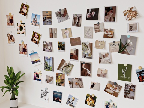 Modern photo wall