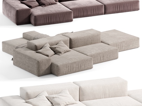 Modern Italian Italini Modular Sofa