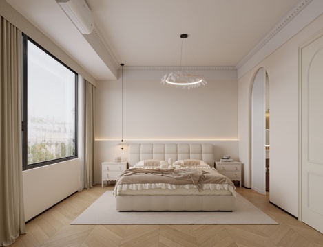 Cream Style Bedroom Modern Bedroom Chandelier Simple Affordable Luxury Style Bedroom Hanging Living Room G54