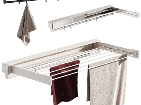 Towel Rack Electric Heating Towel Rack Folding Towel Rack Bathroom Small Towel Simple Towel Rack