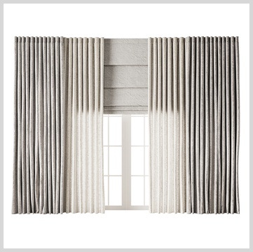 Fabric Curtain Hotel Curtain Homestay Curtain Gauze Curtain Door Curtain Cloth Curtain Draw Curtain Shower Curtain