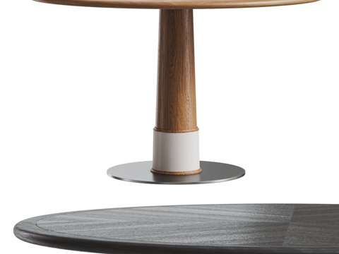 Modern solid wood dining table combination