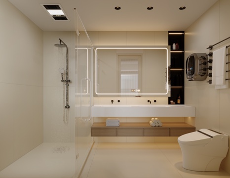 Modern Cream Style Toilet