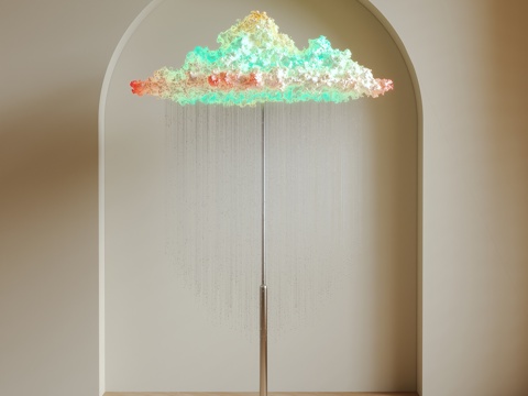 Modern floor lamp white cloud lamp