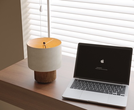 Modern desk lamp laptop