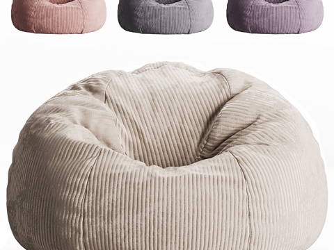 Simple Single Sofa Beanbag Sofa Small Sofa Fabric Chair Fabric Soft