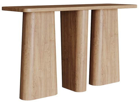 Modern Italian Solid Wood End Table