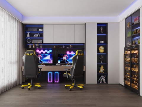 Modern E-sports Room Entertainment Room Study Snack Cabinet Hand Cabinet