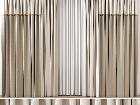 New Chinese Fabric Curtain