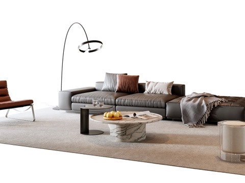 Italian Sofa Coffee Table Combination