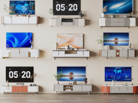 Modern TV Cabinet TV Cabinet Ornaments