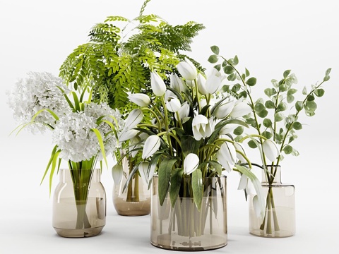 Modern Green Plant Vase Green Plant Indoor Plant Green Plant Decorations Plant Ornaments Vase Ornaments