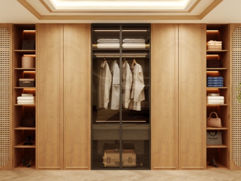 Wardrobe Design Wardrobe Effect Diagram Wardrobe Coat Cabinet Design Coat Cabinet