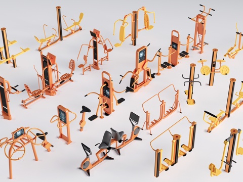 Modern Smart Fitness Equipment Solar Fitness Equipment Park Interactive Facilities