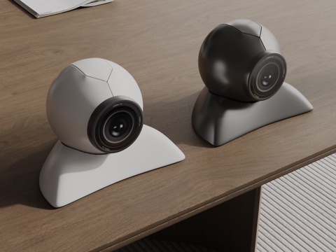 Modern security surveillance camera spherical camera monitor