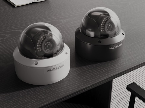 Modern security surveillance camera spherical camera monitor