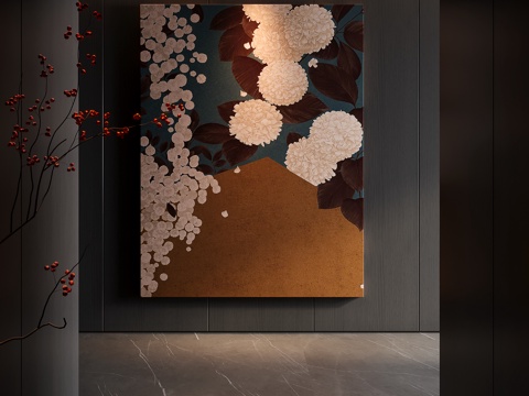 Modern Mid-century Style Decorative Painting